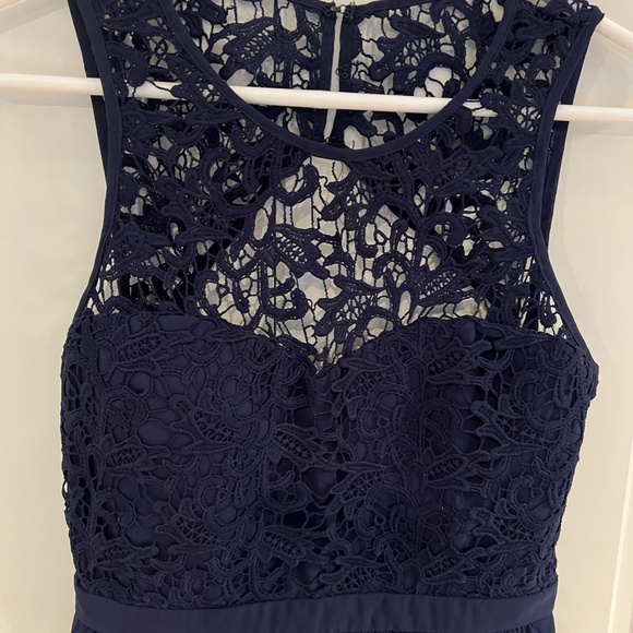 Lulus Navy Dress size Medium - Picture 3 of 7